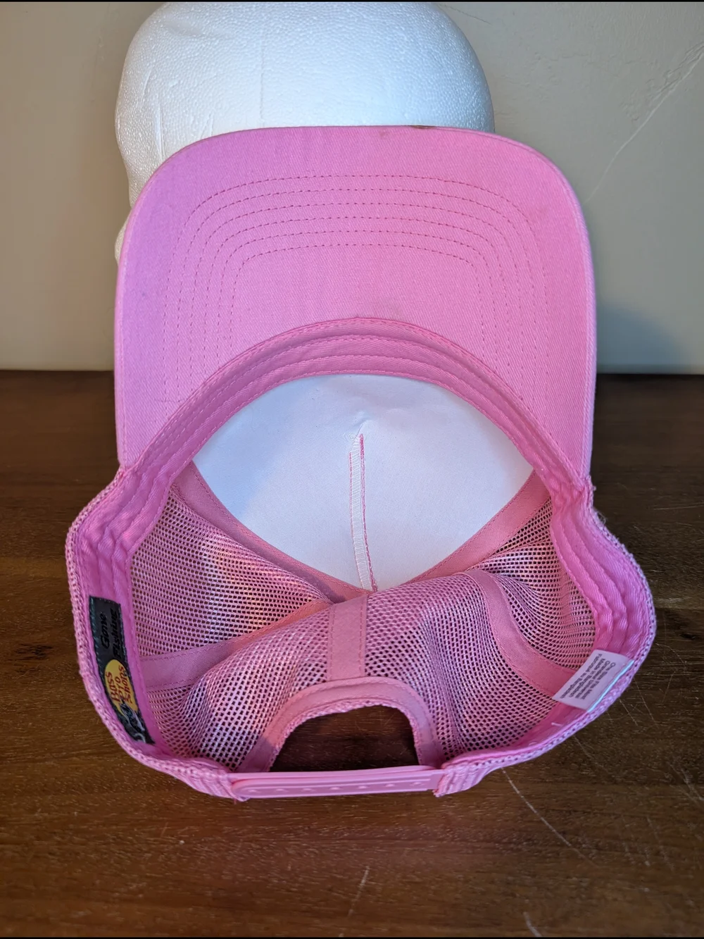 Bass Pro Shops Pink Logo Mesh Fishing Cap Unisex Trucker Hat